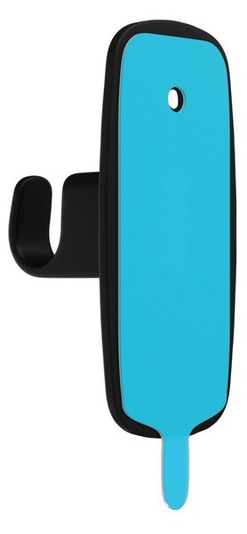 Stalowy regulowany karnisz w kolorze matowej czerni 40 - 71 cm Adhera – Umbra