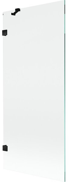 Mexen Lunar parawan nawannowy 1-skrzydłowy 80 x 150 cm, transparent, czarny - 897-080-000-70-00