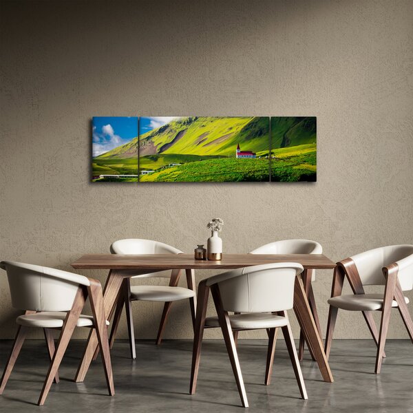 Obraz górskiego krajobrazu (170x50 cm)