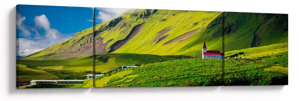 Obraz górskiego krajobrazu (170x50 cm)