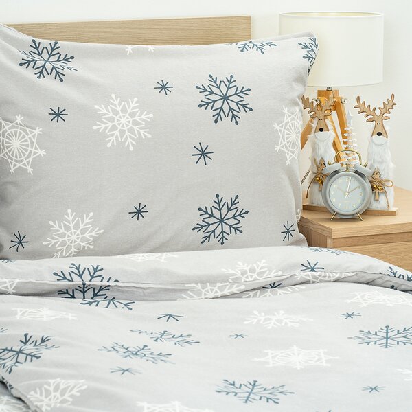 4Home Pościel flanelowa Snow Romance, 220 x 200 cm, 2 szt. 70 x 90 cm, 220 x 200 cm, 2 szt. 70 x 90 cm