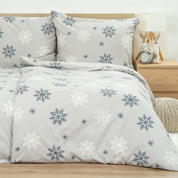 4Home Pościel flanelowa Snow Romance, 220 x 200 cm, 2 szt. 70 x 90 cm, 220 x 200 cm, 2 szt. 70 x 90 cm