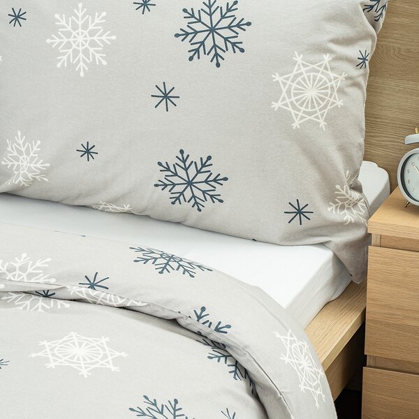 4Home Pościel flanelowa Snow Romance, 220 x 200 cm, 2 szt. 70 x 90 cm, 220 x 200 cm, 2 szt. 70 x 90 cm