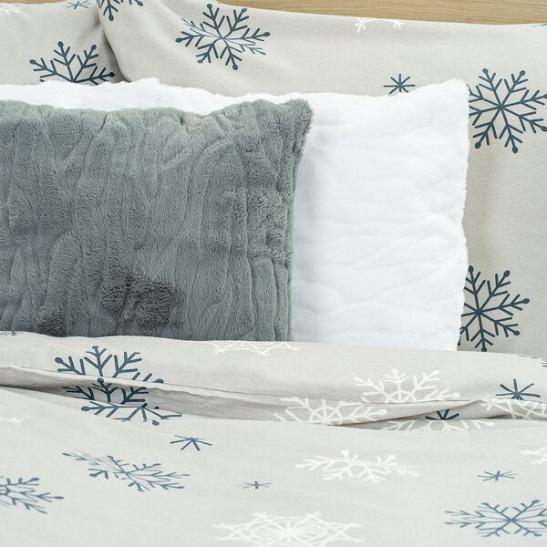 4Home Pościel flanelowa Snow Romance, 220 x 200 cm, 2 szt. 70 x 90 cm, 220 x 200 cm, 2 szt. 70 x 90 cm