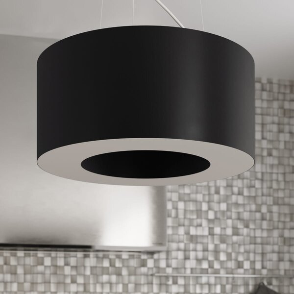 Żyrandol SATURNO 90 czarny Sollux Lighting