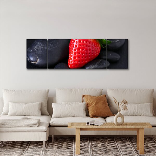 Obraz - truskawka (170x50 cm)