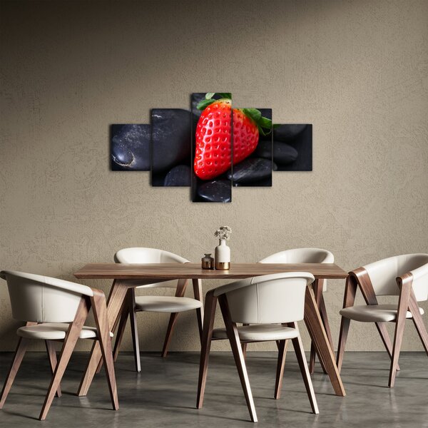 Obraz - truskawka (125x70 cm)