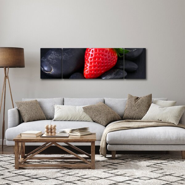 Obraz - truskawka (170x50 cm)