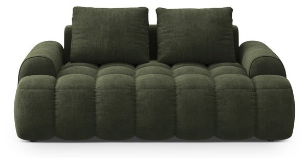 Zielona aksamitna sofa 175 cm Linz – Cosmopolitan Design