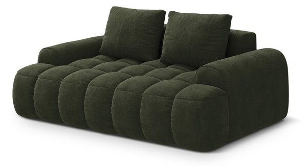 Zielona aksamitna sofa 175 cm Linz – Cosmopolitan Design