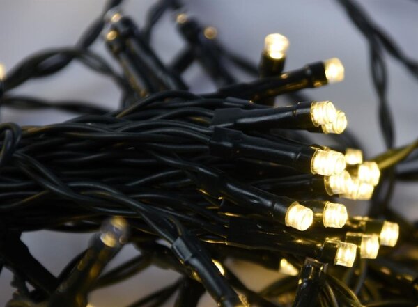 Łańcuch świetlny w kształcie stożka, 280 LED, ciepła biała