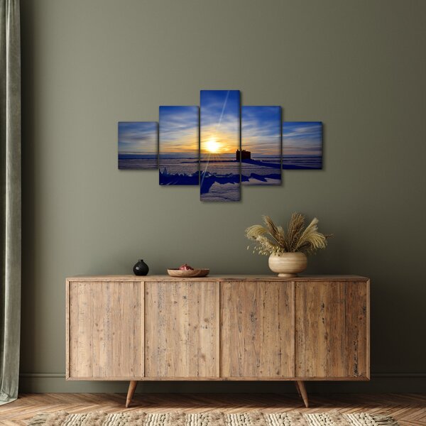 Obraz - krajobraz polarny (125x70 cm)