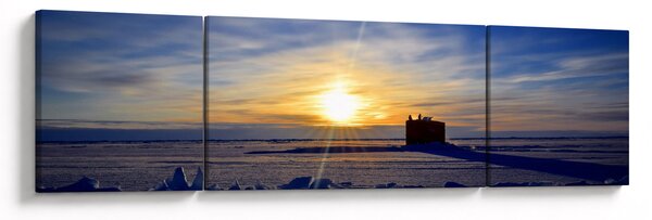 Obraz - krajobraz polarny (170x50 cm)