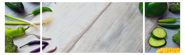 Obraz warzyw (170x50 cm)