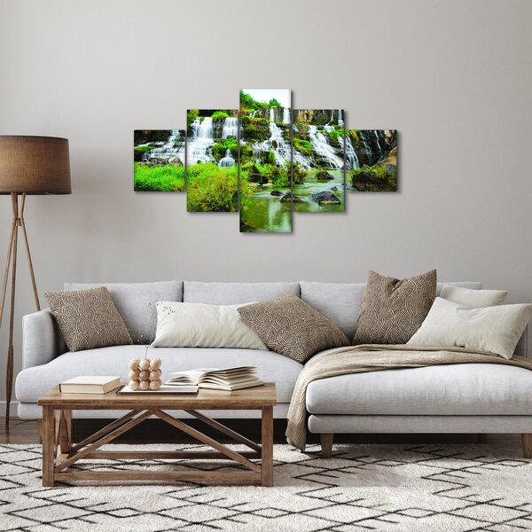 Obraz - wodospady (125x70 cm)