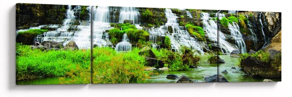 Obraz - wodospady (170x50 cm)