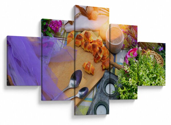 Obraz - letni piknik (125x70 cm)