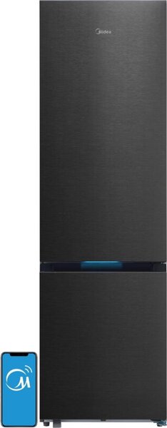 Lodówka MIDEA MDRB600MIC45P No Frost 201cm Ciemny inox