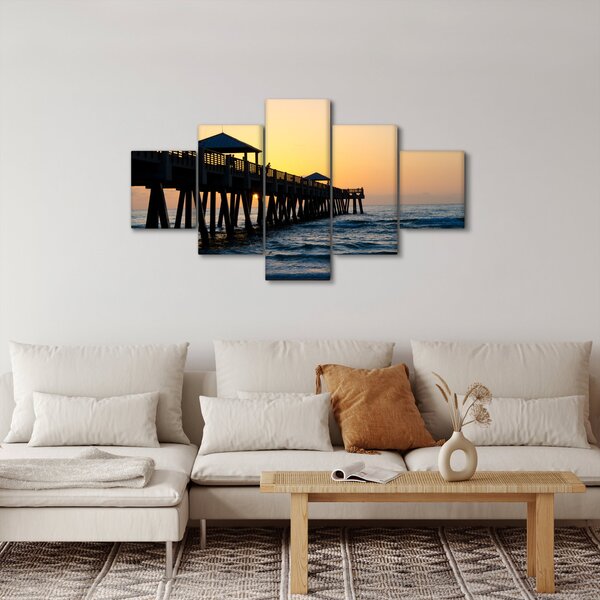 Obraz na plaży (125x70 cm)
