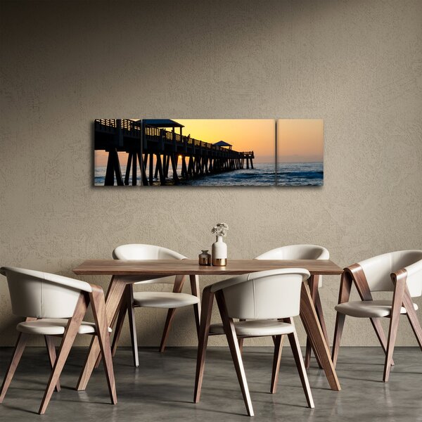 Obraz na plaży (170x50 cm)