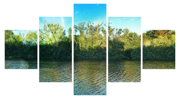 Obraz - jezioro (125x70 cm)