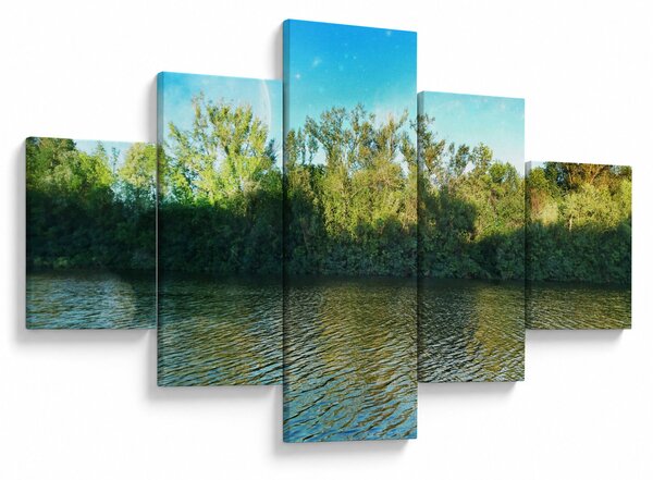 Obraz - jezioro (125x70 cm)