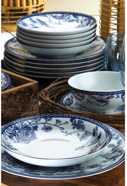 Porcelanowy zestaw talerzy 24 szt. dla 6 osób Flowers – Kütahya Porselen