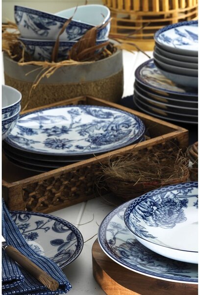 Porcelanowy zestaw talerzy 24 szt. dla 6 osób Flowers – Kütahya Porselen