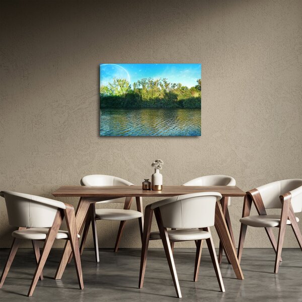 Obraz - jezioro (70x50 cm)
