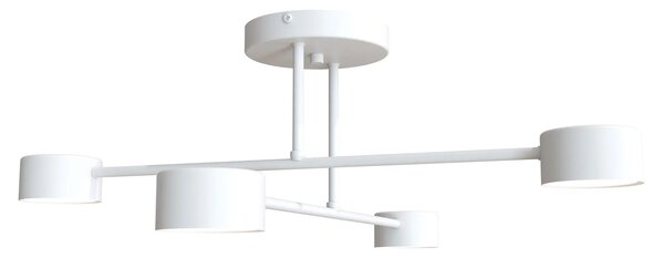 Biała industrialna lampa sufitowa - 9X D134 E2-D52