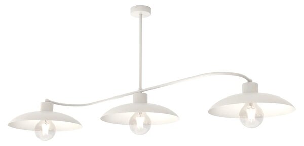 Biała industrialna lampa sufitowa E1-S38