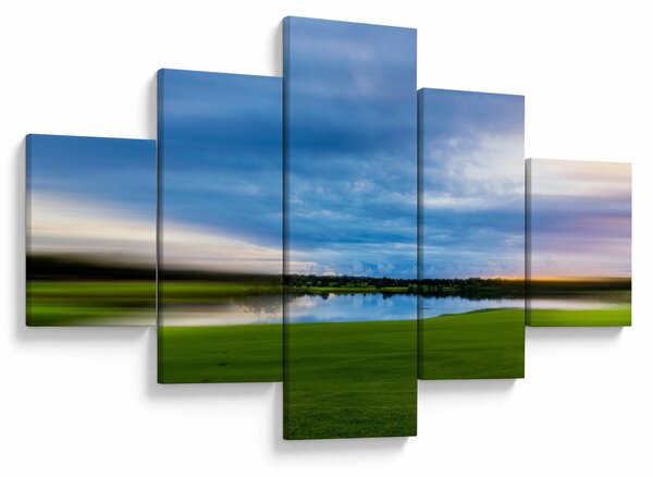 Obraz łąki (125x70 cm)