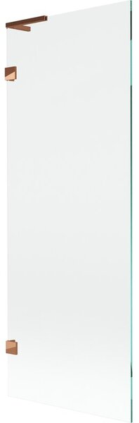 Mexen Lunar L parawan nawannowy 1-skrzydłowy 70 x 150 cm, transparent, różowe złoto - 897L-070-000-60-00