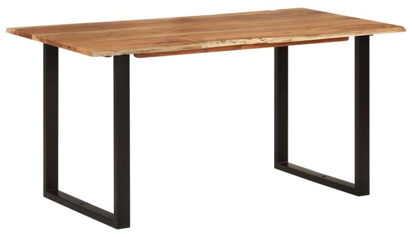 Stół jadalniany, 154x80x76 cm, lite drewno akacjowe
