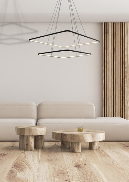 Czarna lampa wisząca led - 4X K430 L9-F25