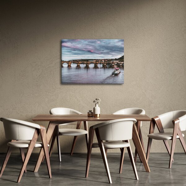 Obraz rzeki Wełtawy (70x50 cm)