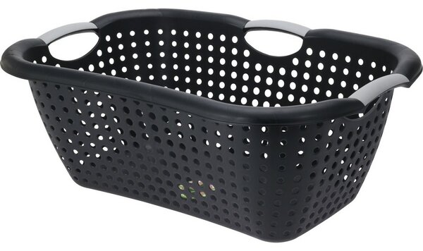 Kosz na pranie z recyklingu 26 l, 60 x 40 x 22 cm,26 l , antracytowy