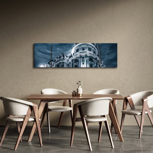 Obraz architektury w ciemności (170x50 cm)