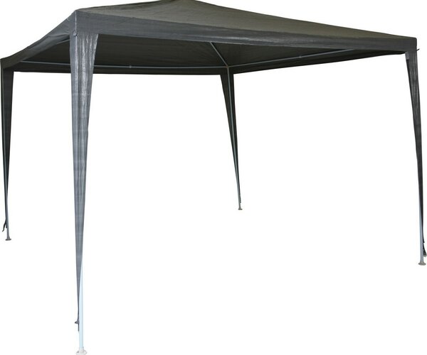 Altana ogrodowa szara, 300 x 300 x 245 cm