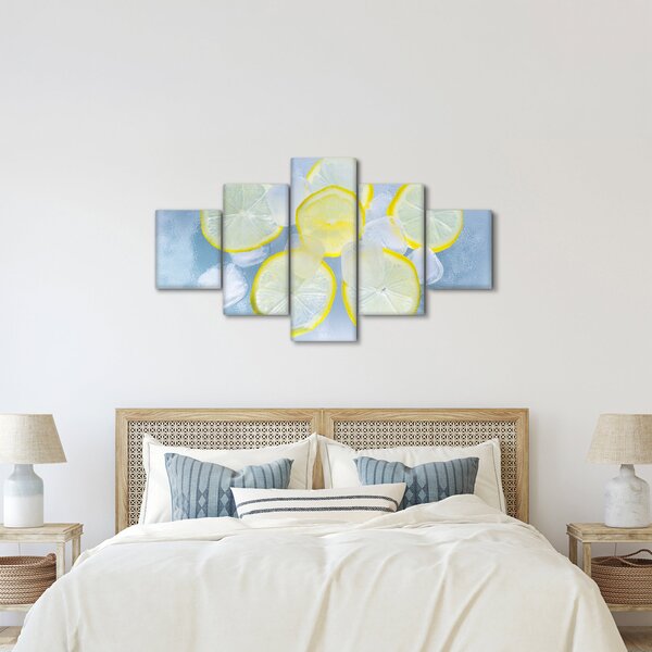 Obraz cytryn w lodzie (125x70 cm)