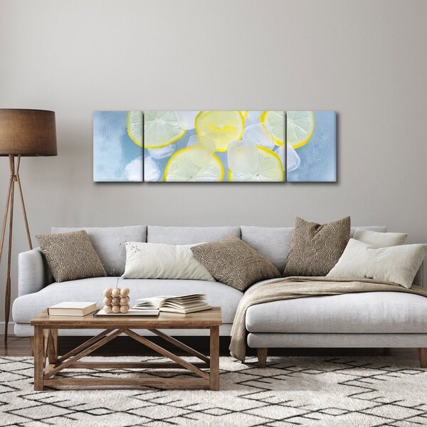 Obraz cytryn w lodzie (170x50 cm)