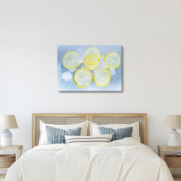 Obraz cytryn w lodzie (70x50 cm)