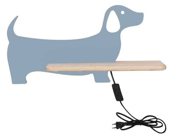 Kinkiet DOG niebieski LED 1x5W 250lm wym:18,5x36,5x12cm IP20 Candellux