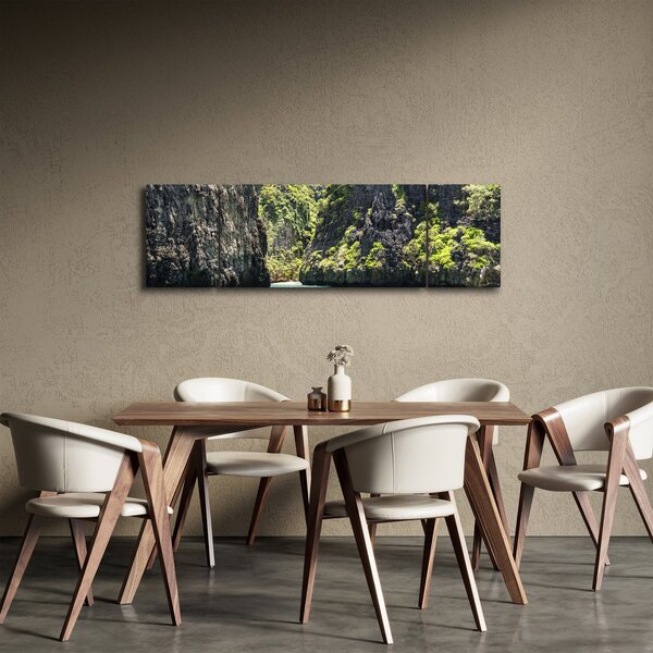 Obraz górskiej rzeki (170x50 cm)