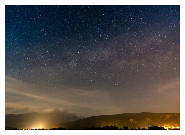 Obraz nocnego nieba (70x50 cm)