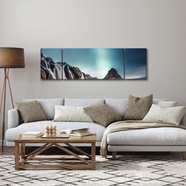 Obraz wodospadów (170x50 cm)
