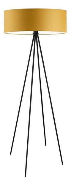Lampa stojąca podłogowa trójnóg z abażurem walec SOLARIS