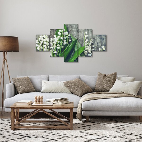Obraz konwalii (125x70 cm)