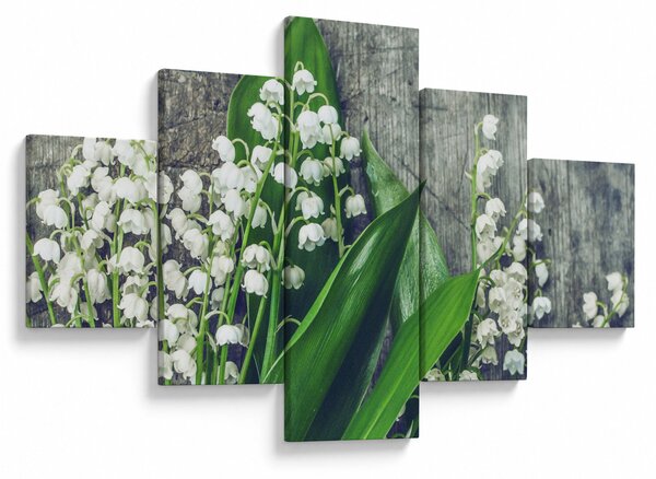 Obraz konwalii (125x70 cm)