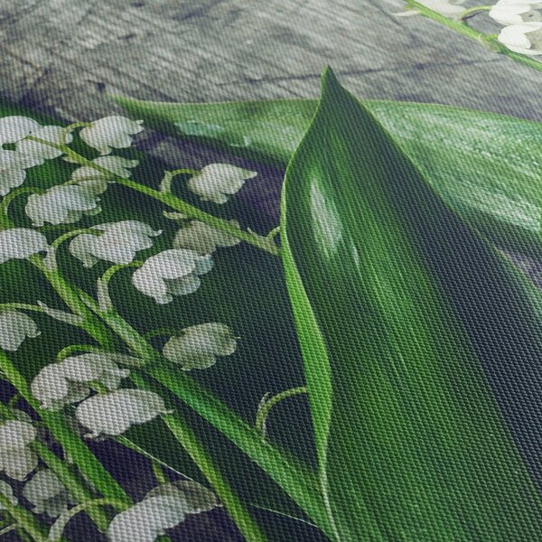 Obraz konwalii (170x50 cm)